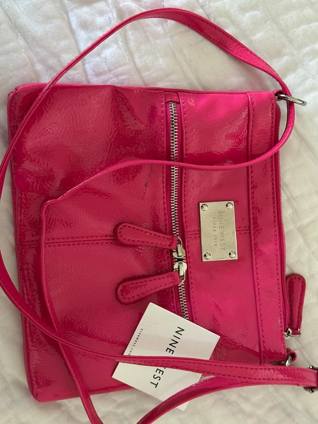 Nine West Pink Crossbody Bag - New with Tags! image indicator(8)
