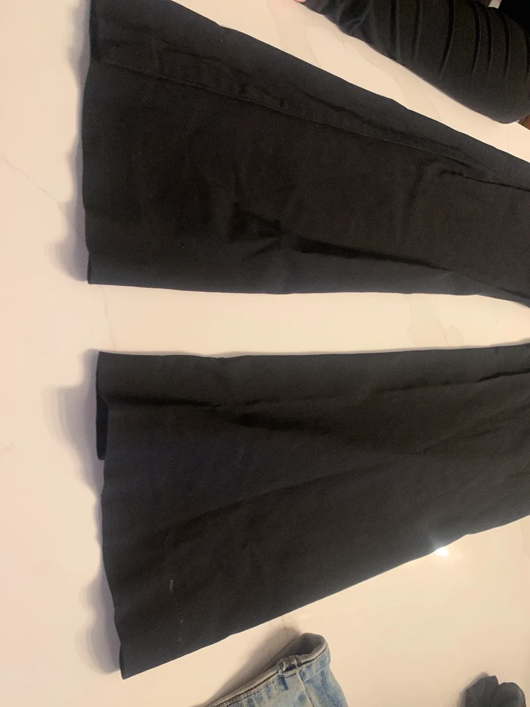 Bebe Black Flare Pants - Size 2 image indicator(4)