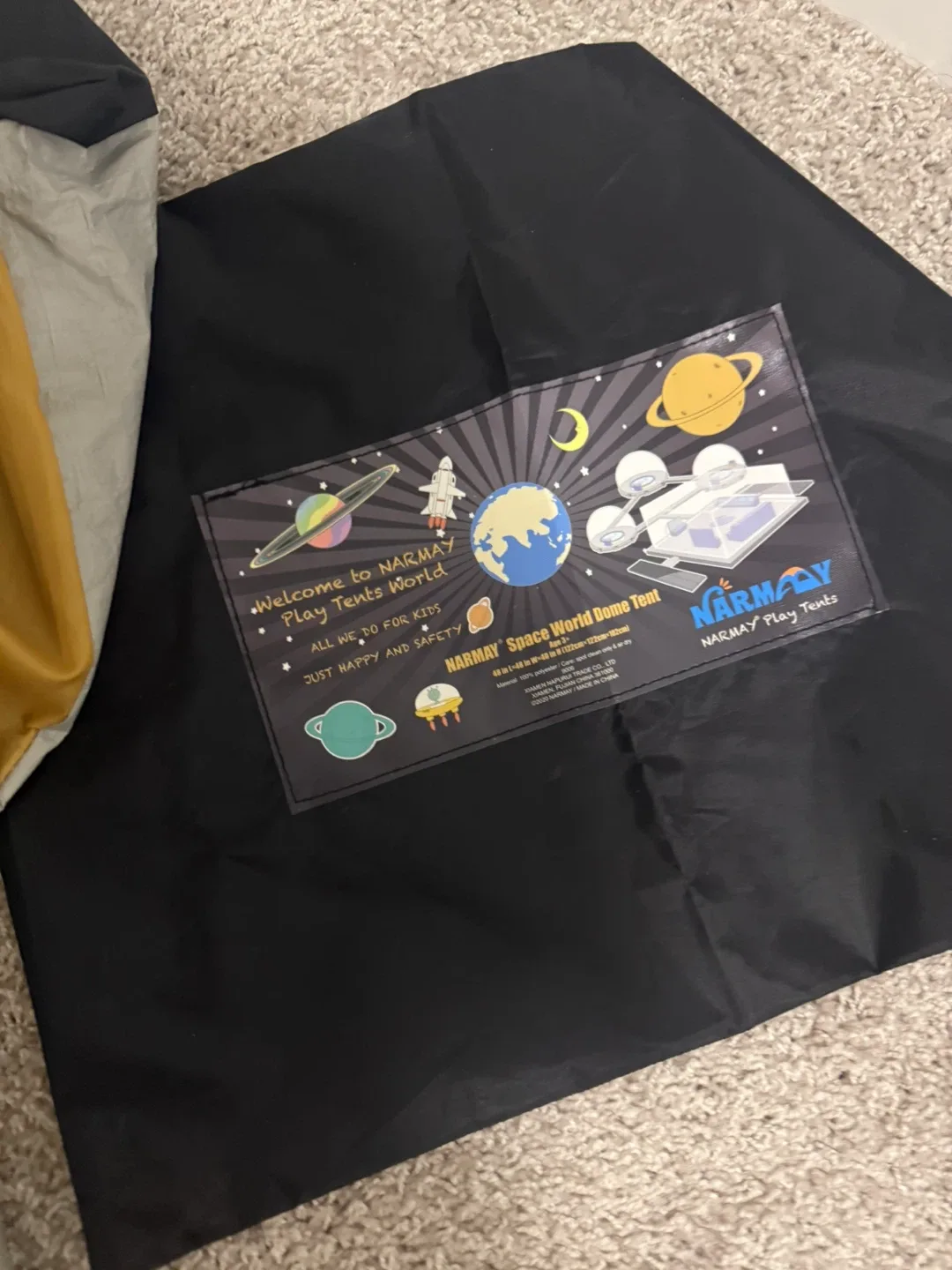 🥕NARMAY Space World Dome Play Tent image indicator(5)