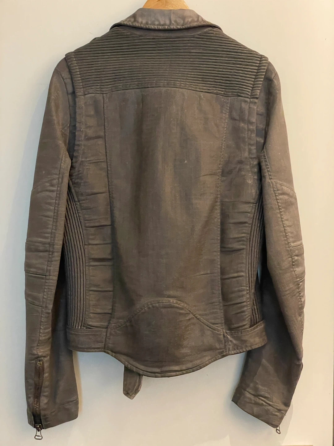 Pierre Balmain Grey Biker Jacket - photo 4