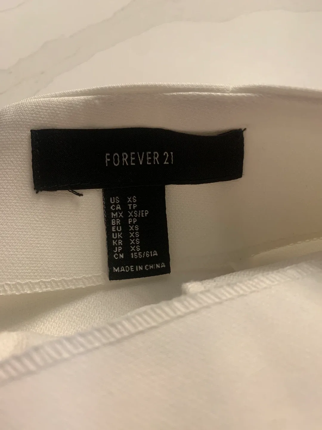 Forever 21 White Skort - Size XS image indicator(2)