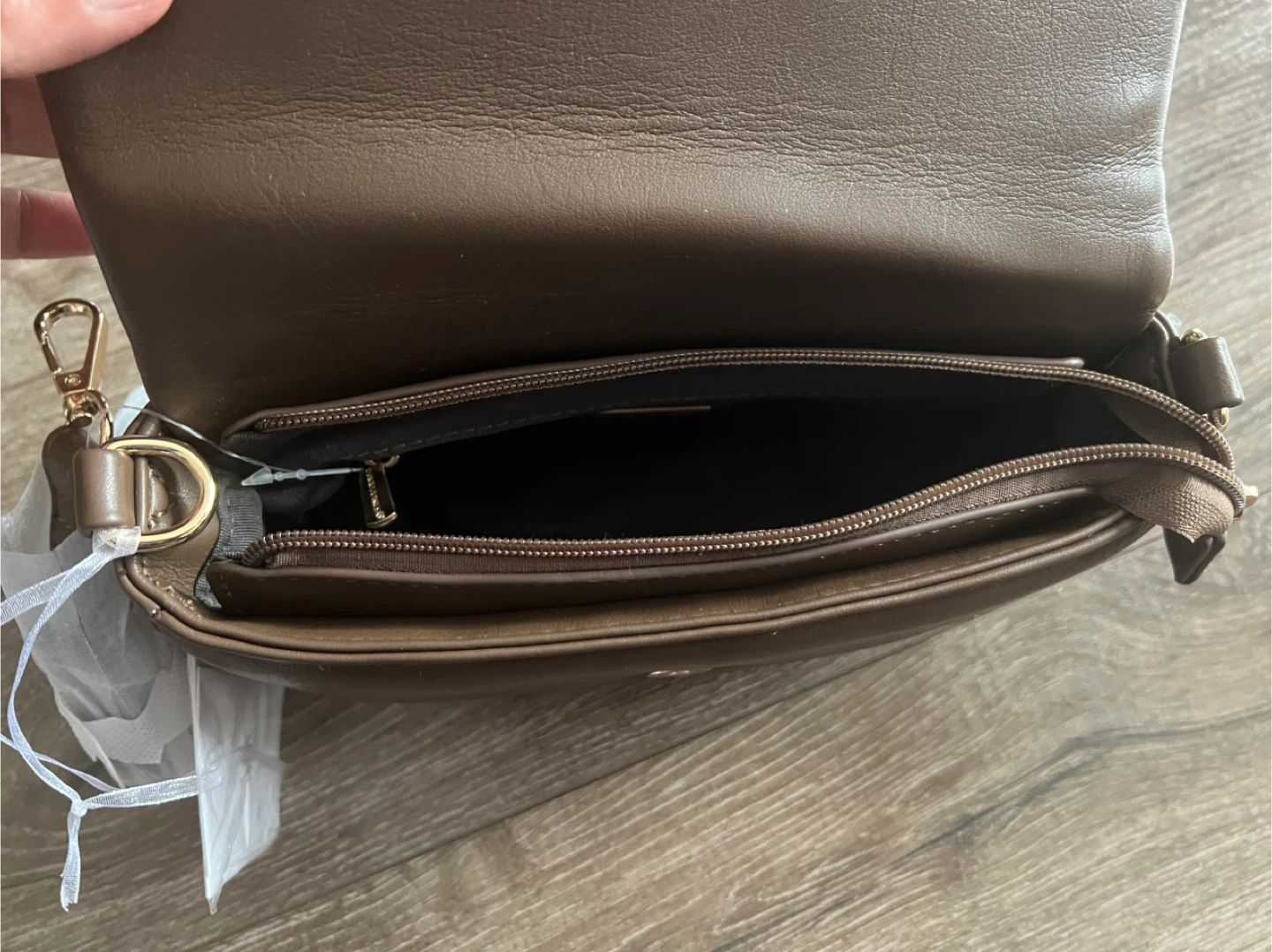 David Jones Brown Crossbody Bag - New - photo 3