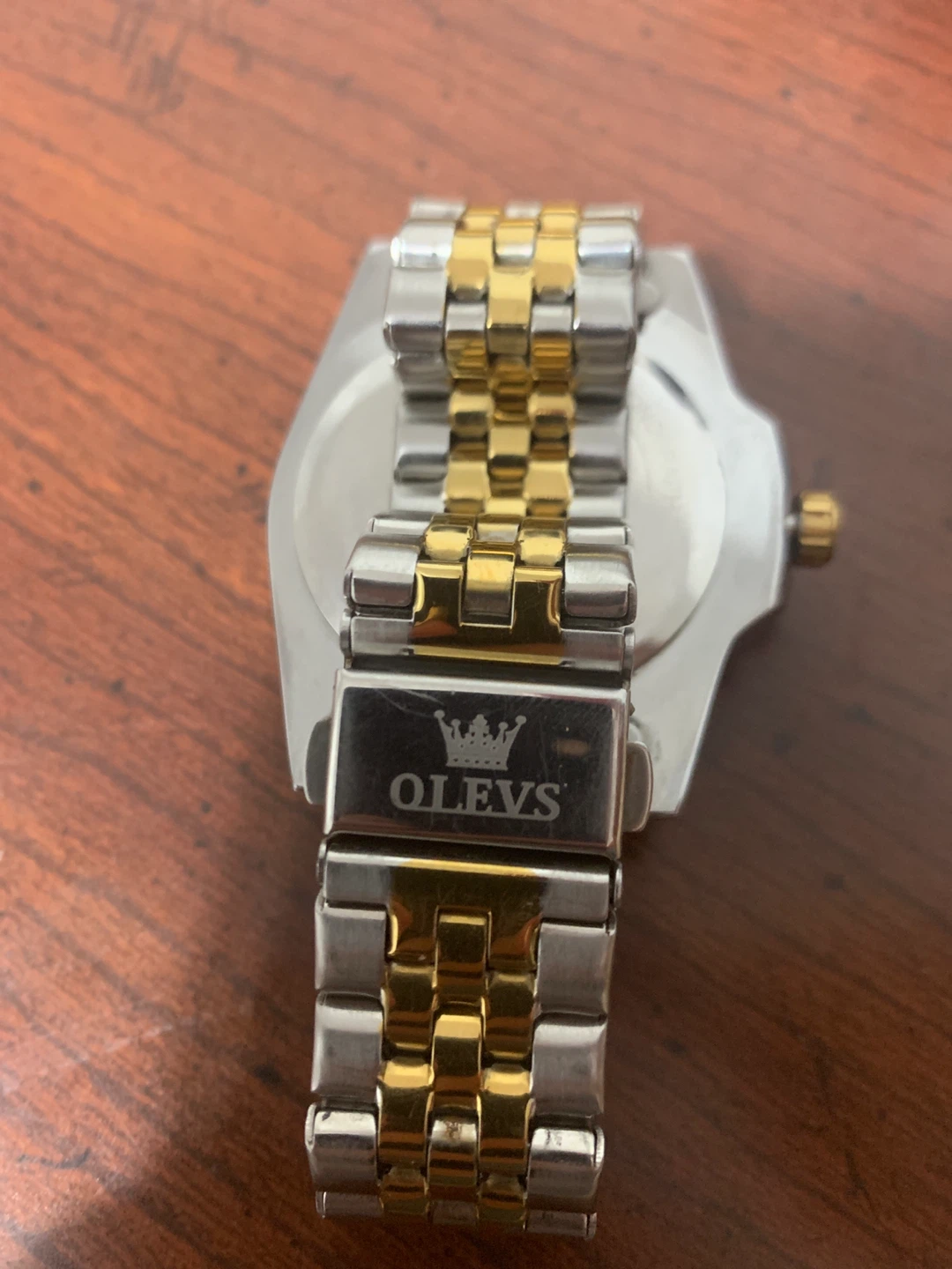 Olevs Two-Tone Green & Gold Watch - photo 2