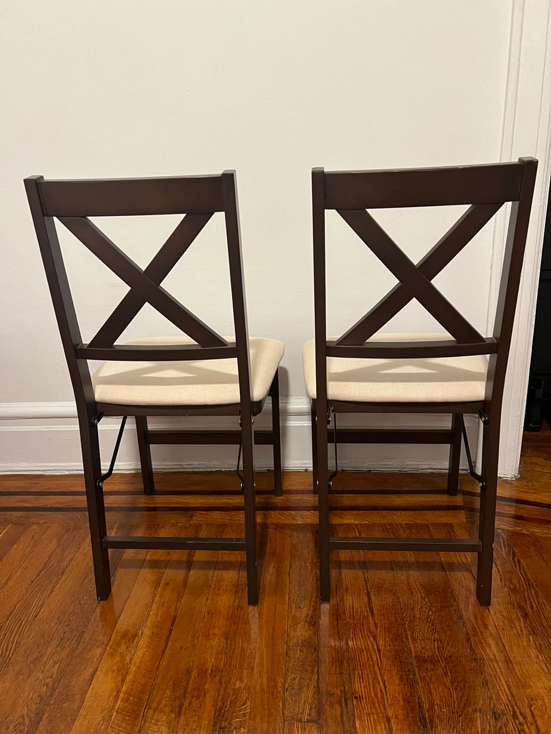 Set of 2 Folding Dining Chairs - photo 3