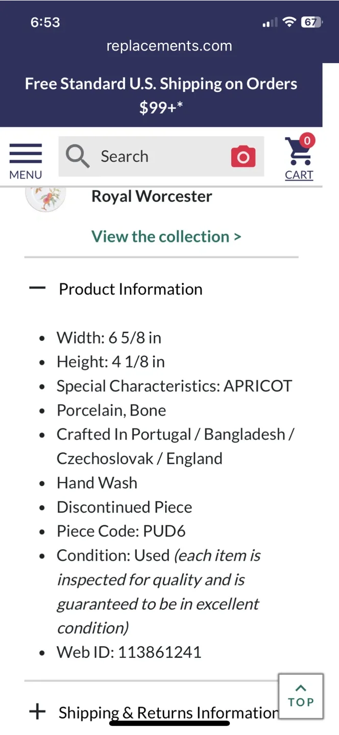 Royal Worcester Evesham Bowl image indicator(8)
