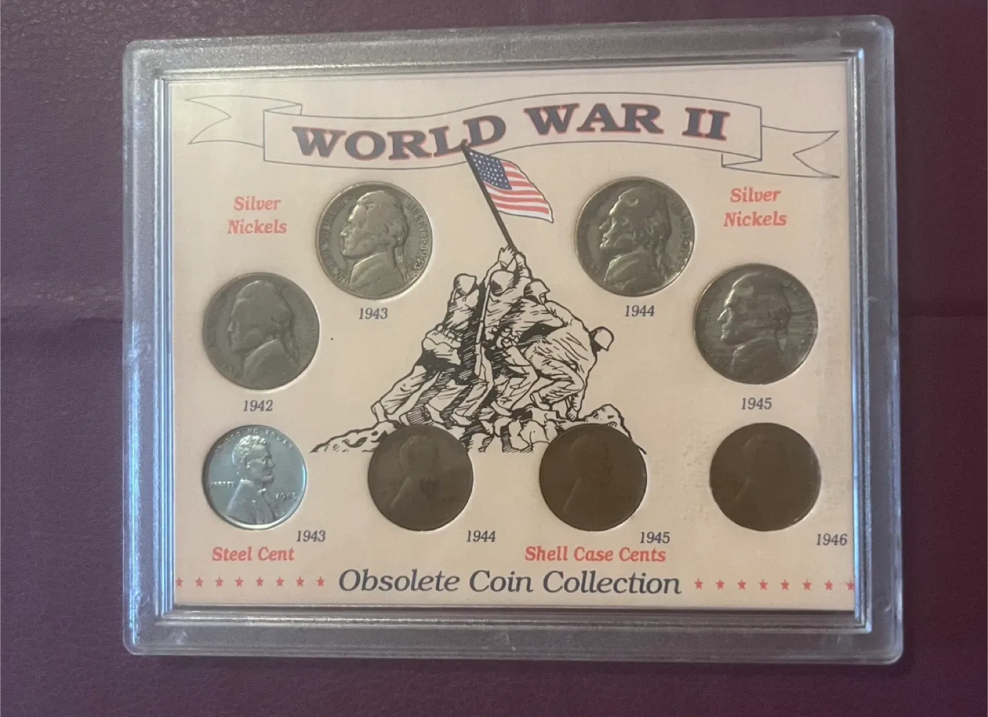 Certified American Historic Society WWII Obsolete Coin Set image indicator(7)