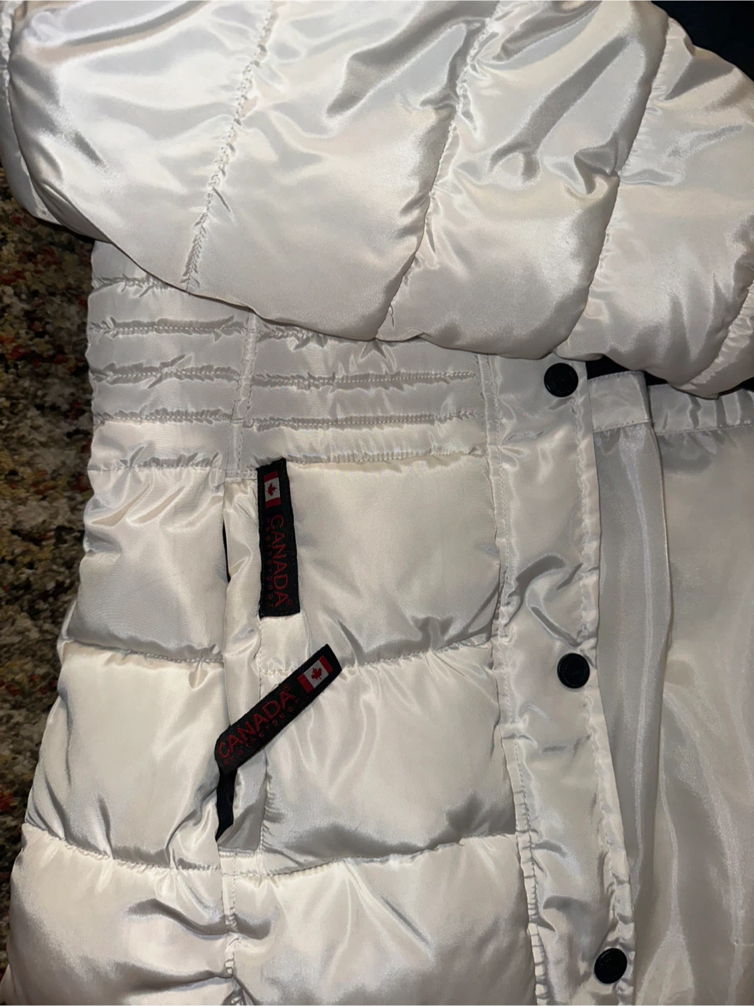 Canada Weathergear White Puffer Jacket - photo 2