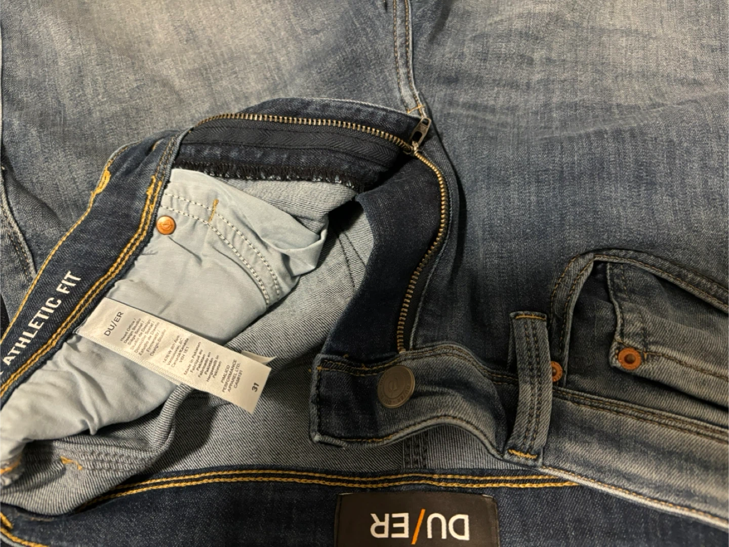 Lot of Duer items - commuter jeans, jorts and polo - photo 4