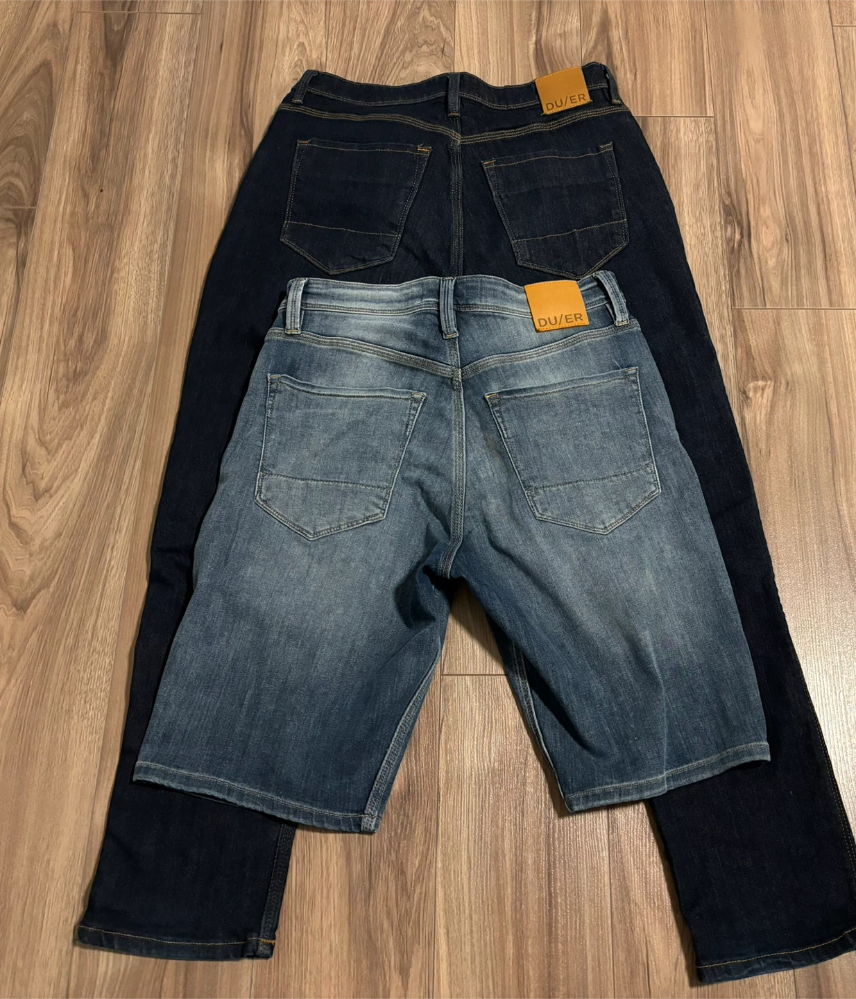 Lot of Duer items - commuter jeans, jorts and polo - photo 2