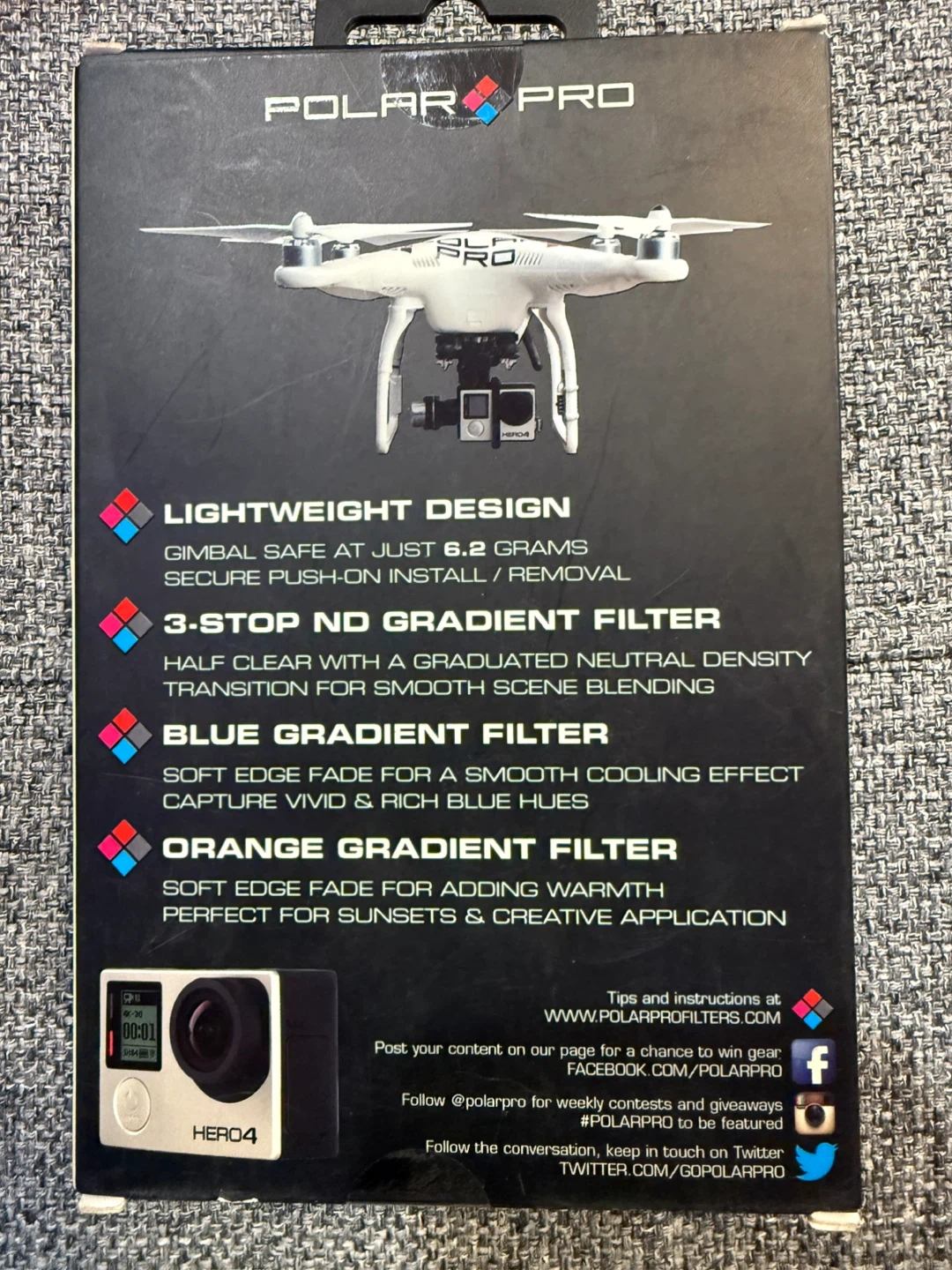 Polar Pro Filter 3-Pack GoPro Edition - photo 2