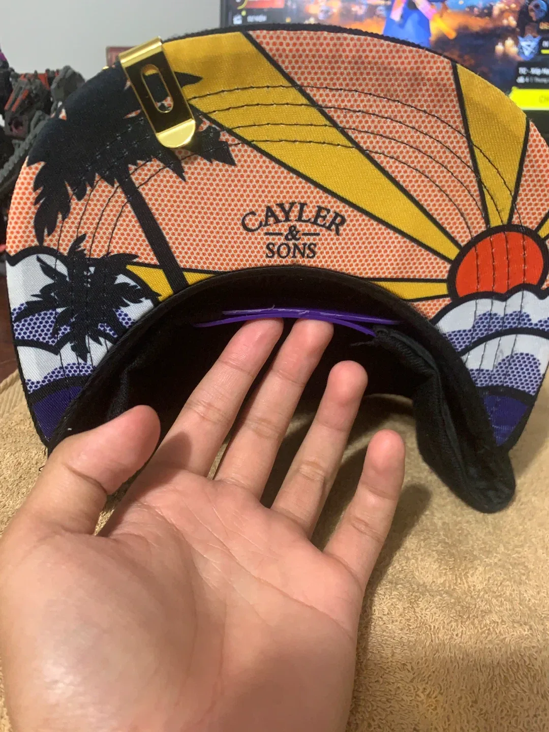 Cayler & Sons Black Snapback Hat