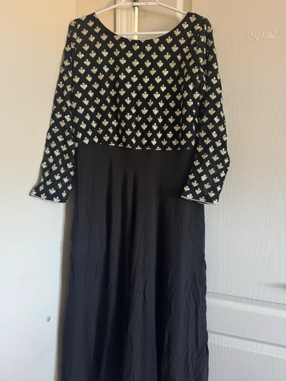Black & White Patterned Dress - photo 2