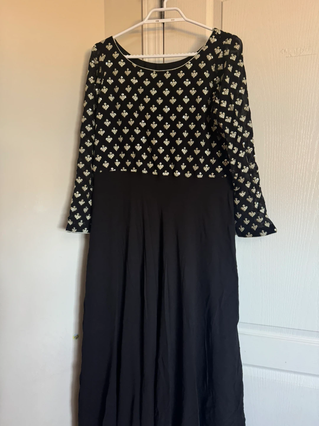 Black & White Patterned Dress