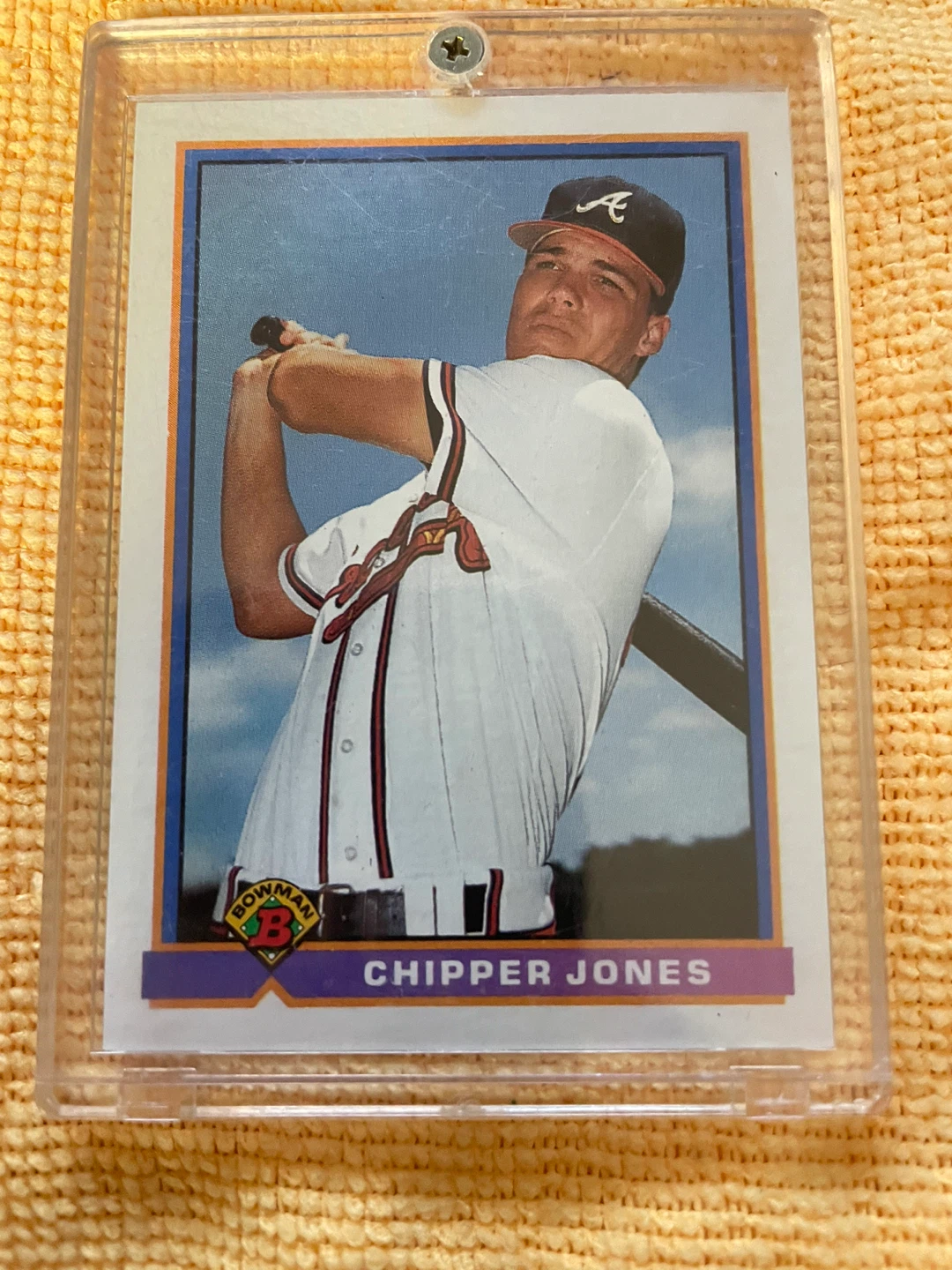 Chipper Jones 1991 Bowman Baseball Card lot
