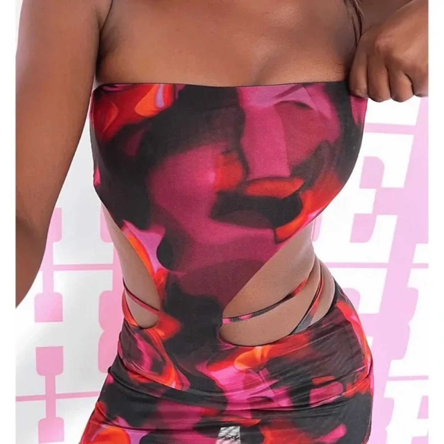 White Fox XS Cut Out Mini Dress thumbnail