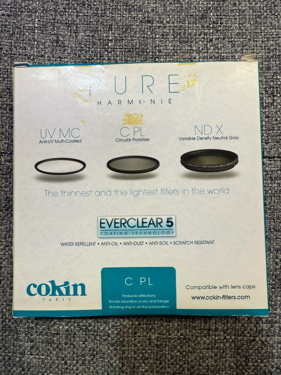 Cokin PURE Harmonie CPL 55mm Camera Lens Filter - photo 2