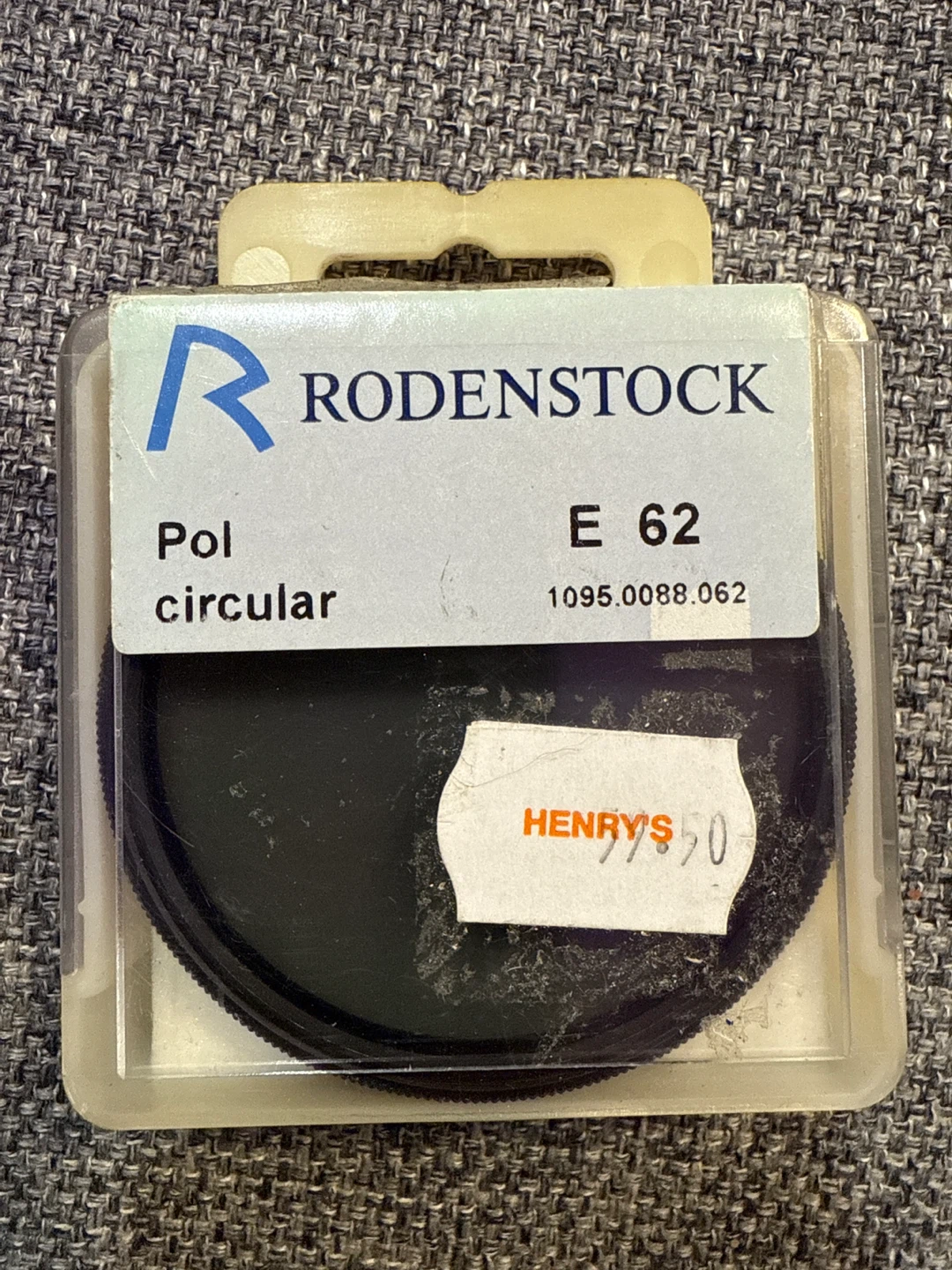 Rodenstock E 62 Circular Polarizing Filter - New