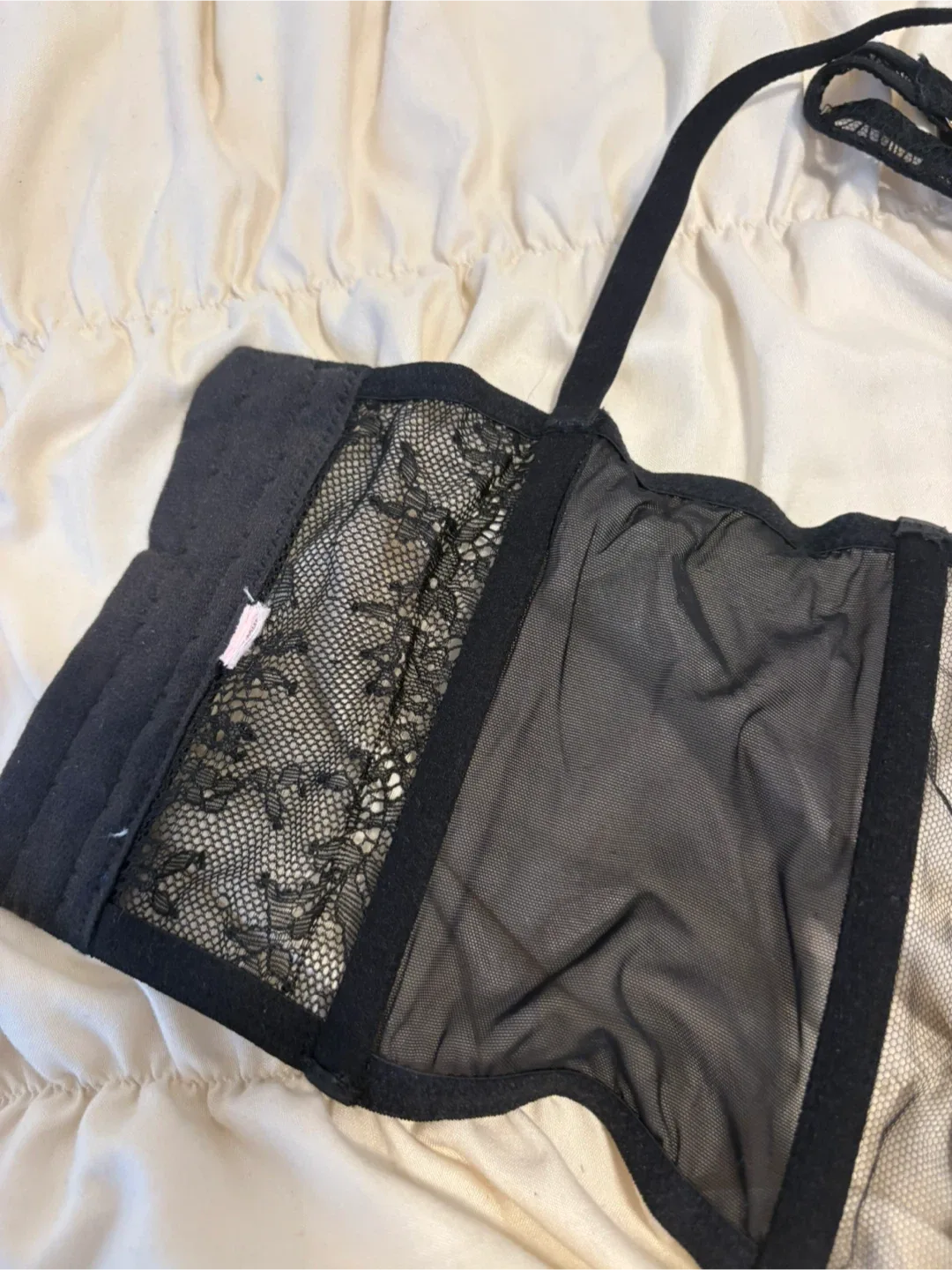 Victoria's Secret Black Lace Corset image indicator(3)