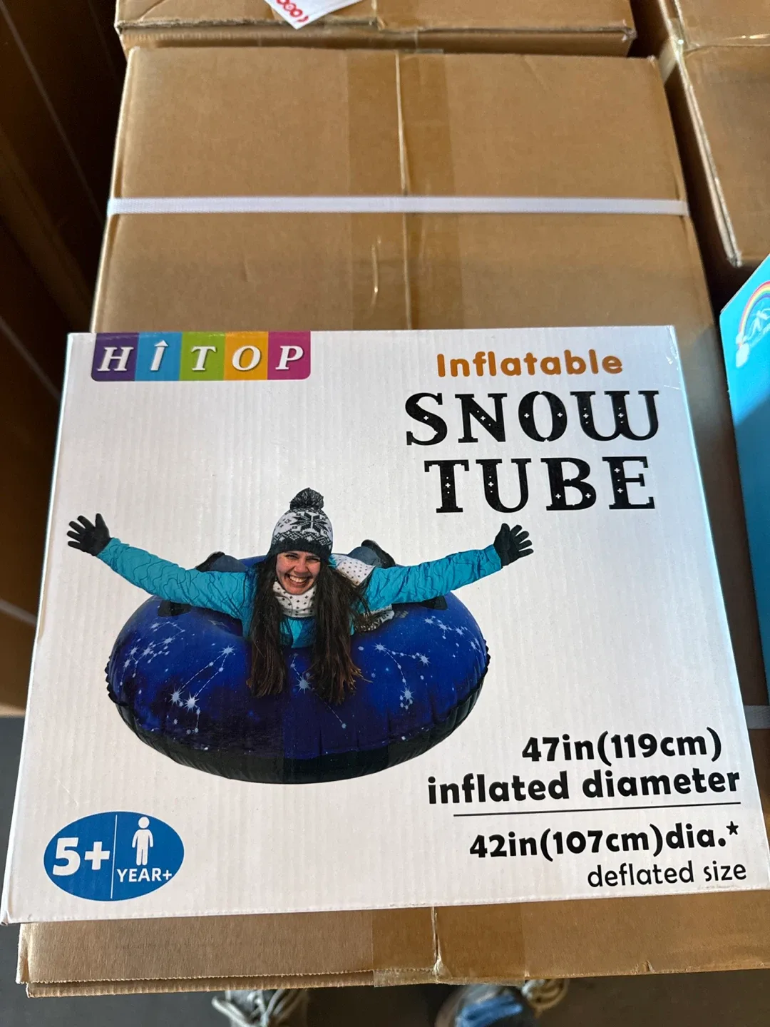 HITOP Inflatable Snow Tube - 47 inch thumbnail