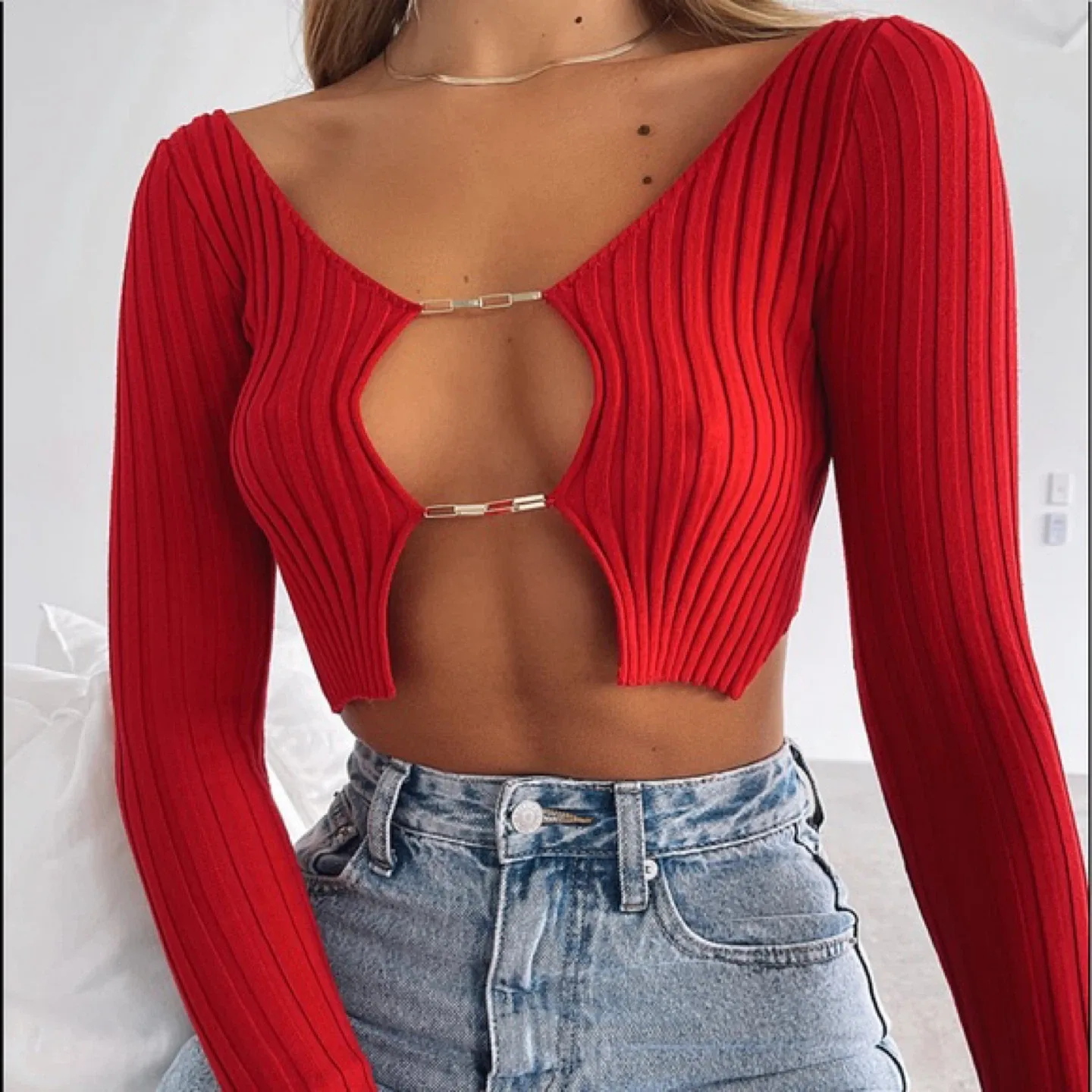 White Fox Boutique XS Black top image indicator(3)