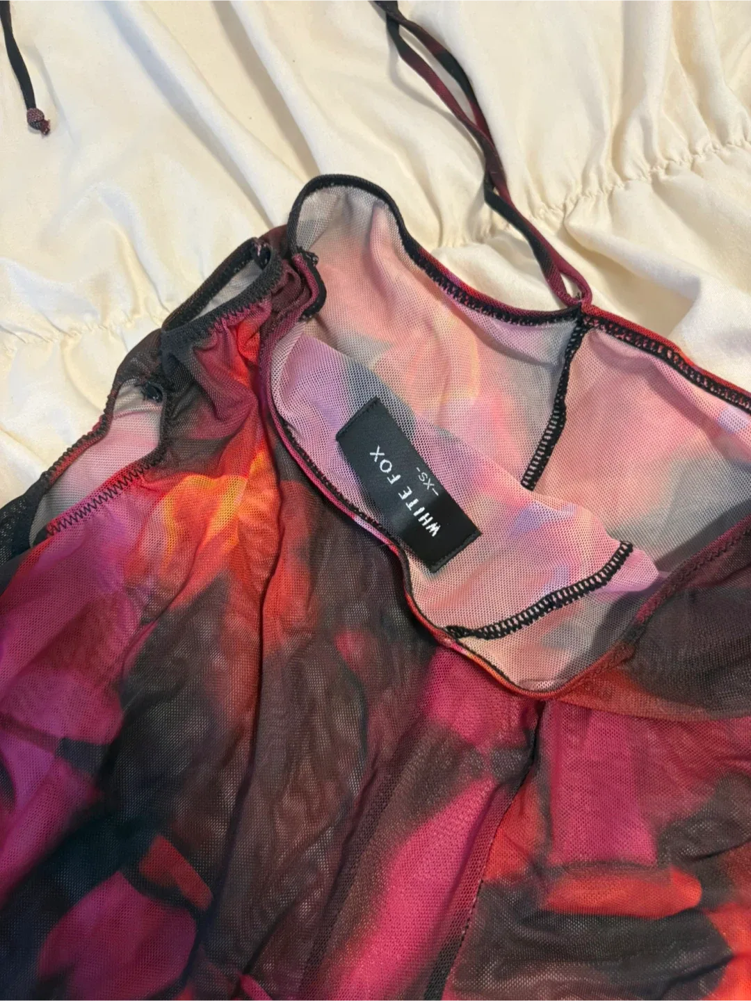 White Fox XS Floral Corset Top and pants set image indicator(4)