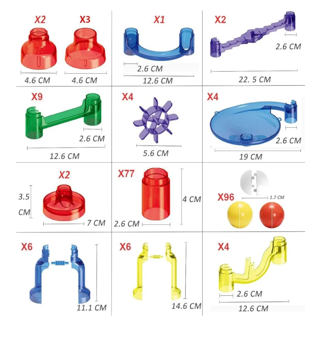 Marble Run Pipeline Game - 216 Pieces image indicator(3)