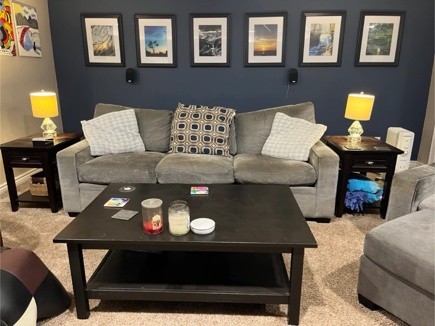 Grey Sofa Set - photo 2