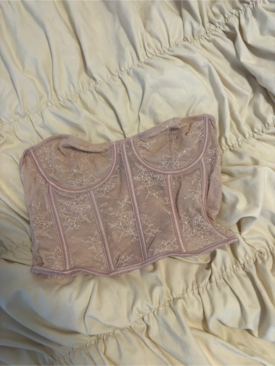 Zara Lace Corset Top - Size S thumbnail