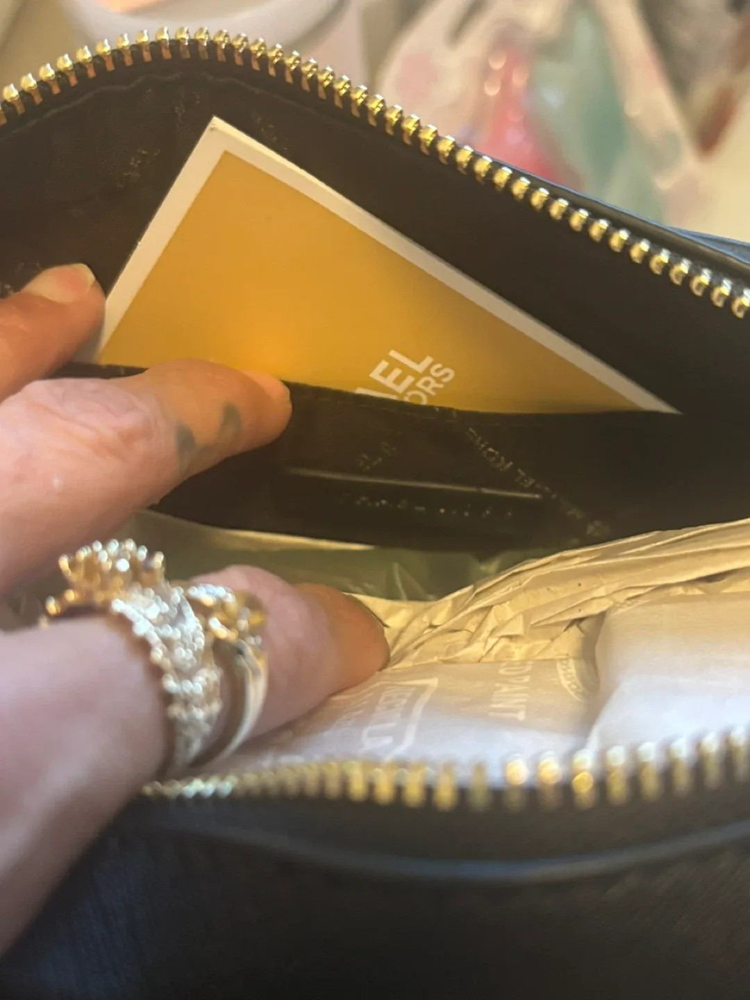 New Michael Kors Black Crossbody Bag image indicator(3)