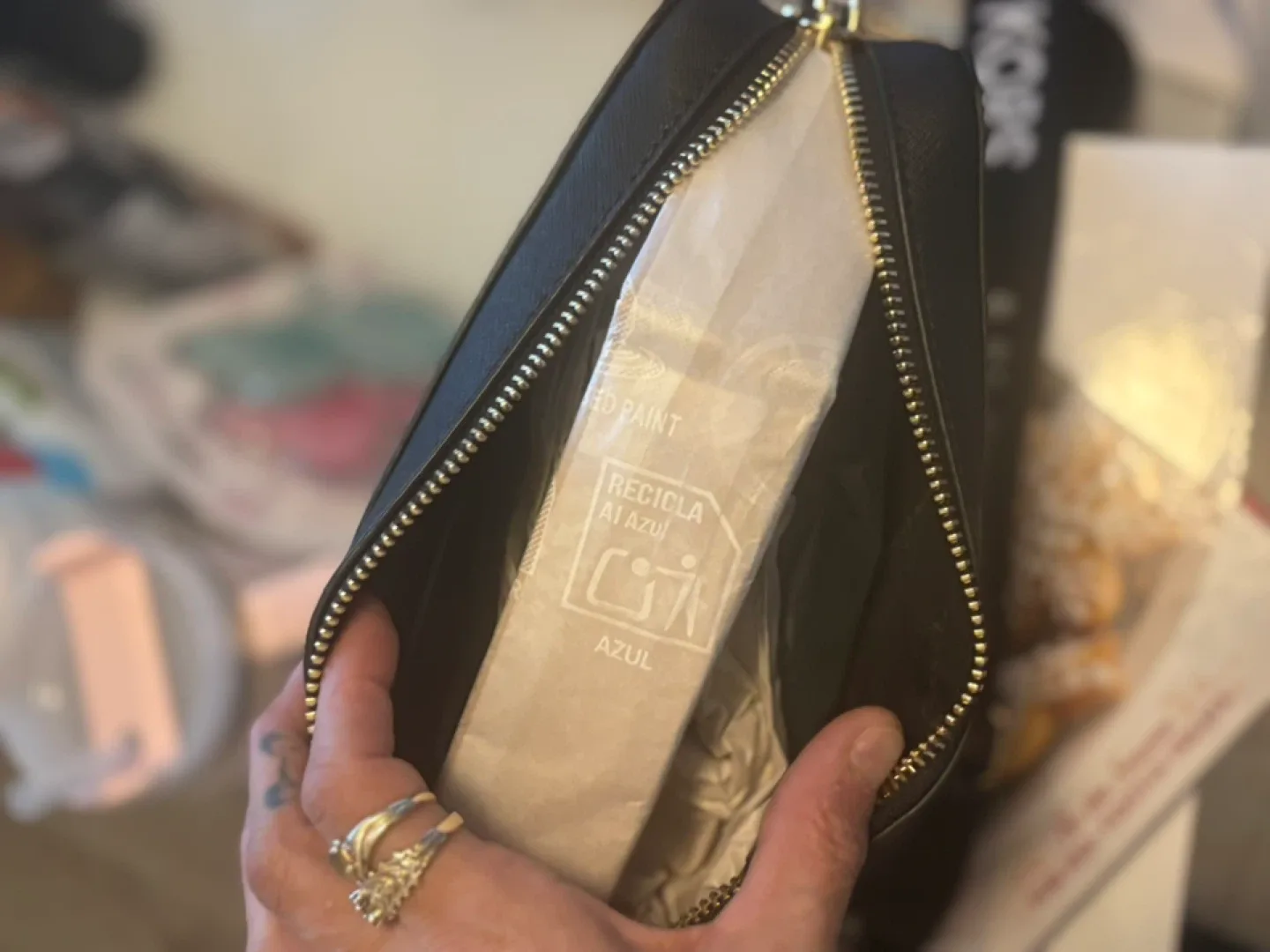 New Michael Kors Black Crossbody Bag image indicator(4)