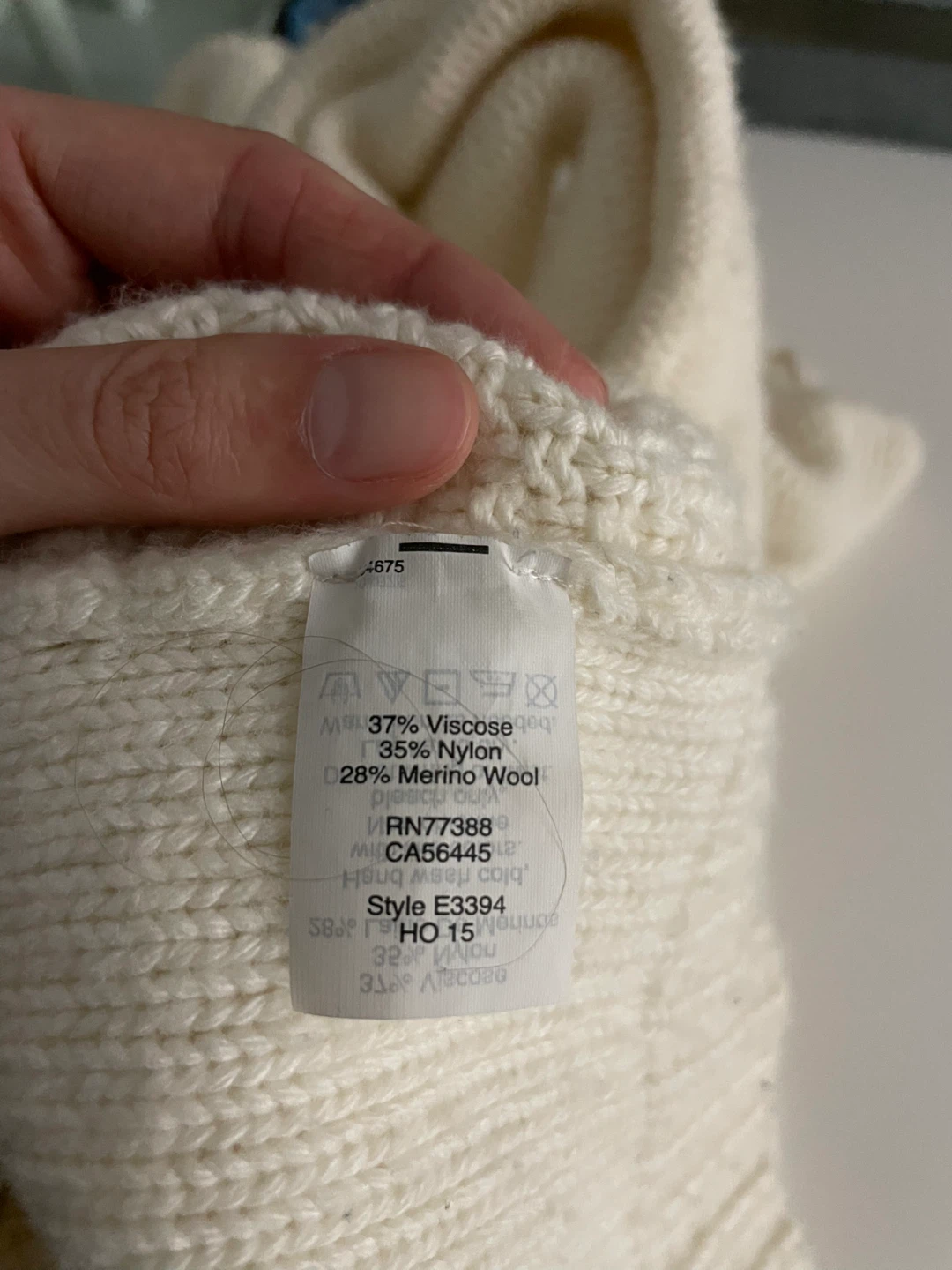 J.Crew Cream Cable Knit Sweater - Size M - photo 3