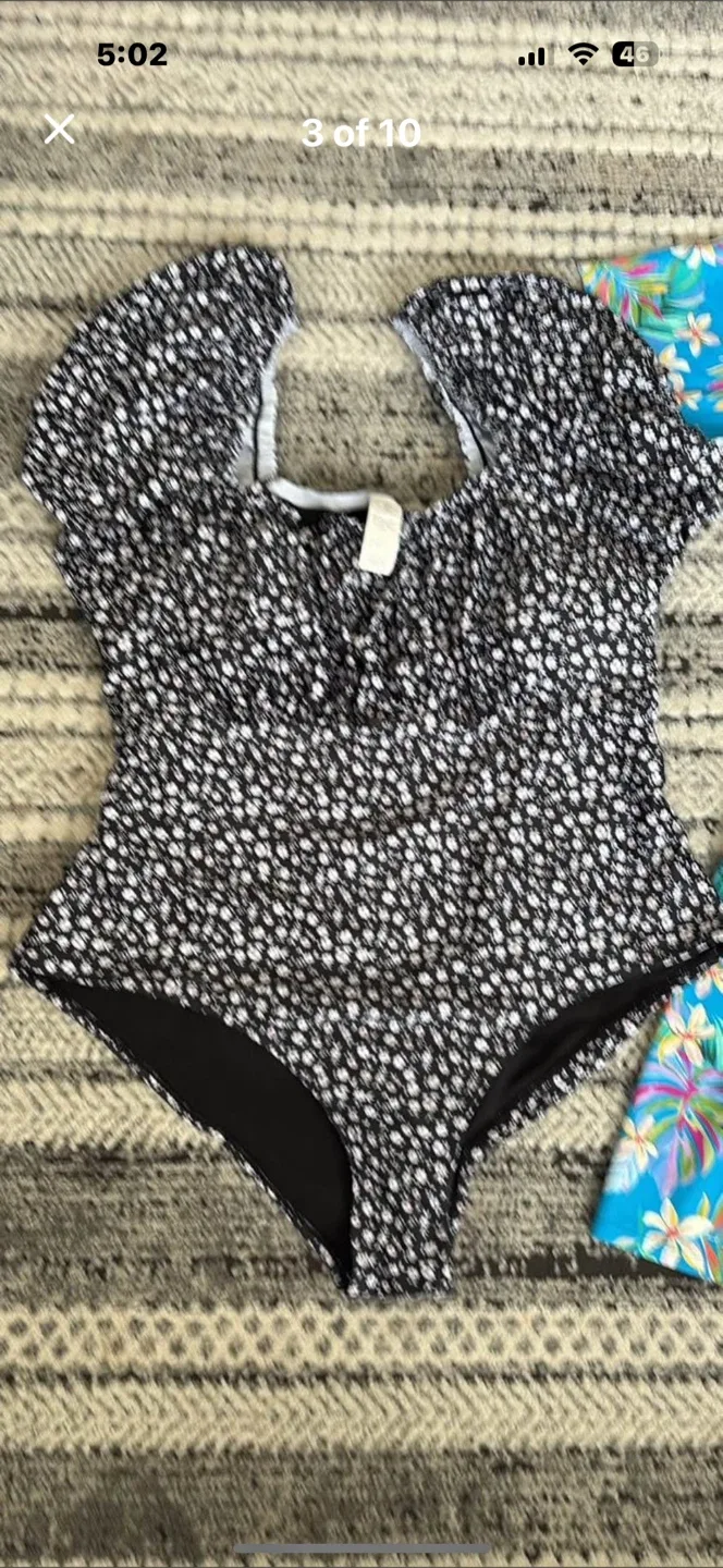 Torrid Active Swim Set - Size 3 - Floral Print image indicator(7)