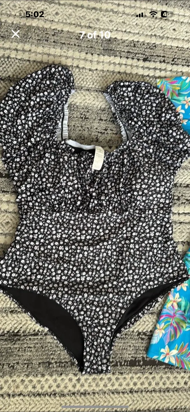 Torrid Active Swim Set - Size 3 - Floral Print image indicator(8)