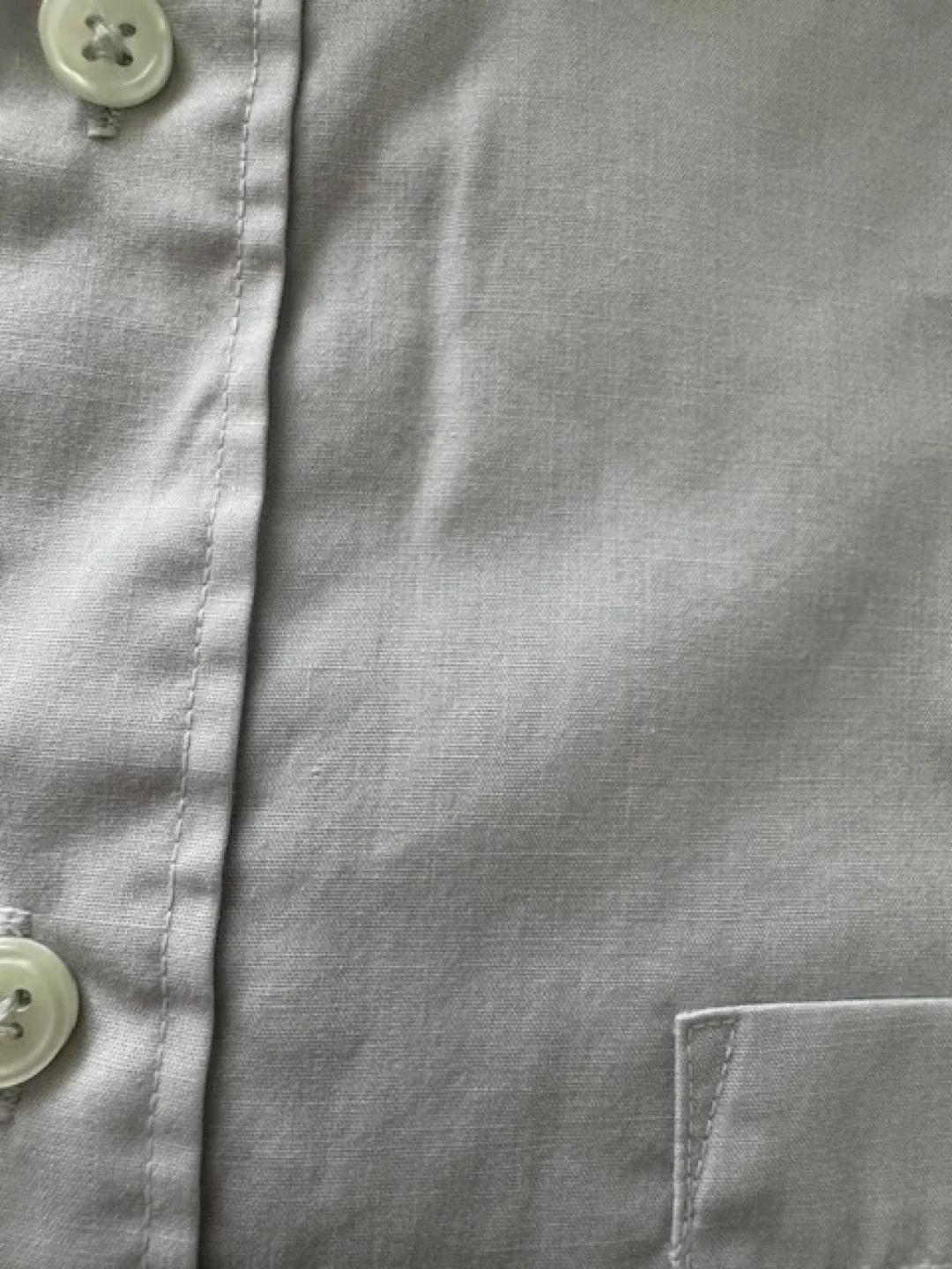 Bellissimo Light Blue Striped Dress Shirt - Size M image indicator(3)