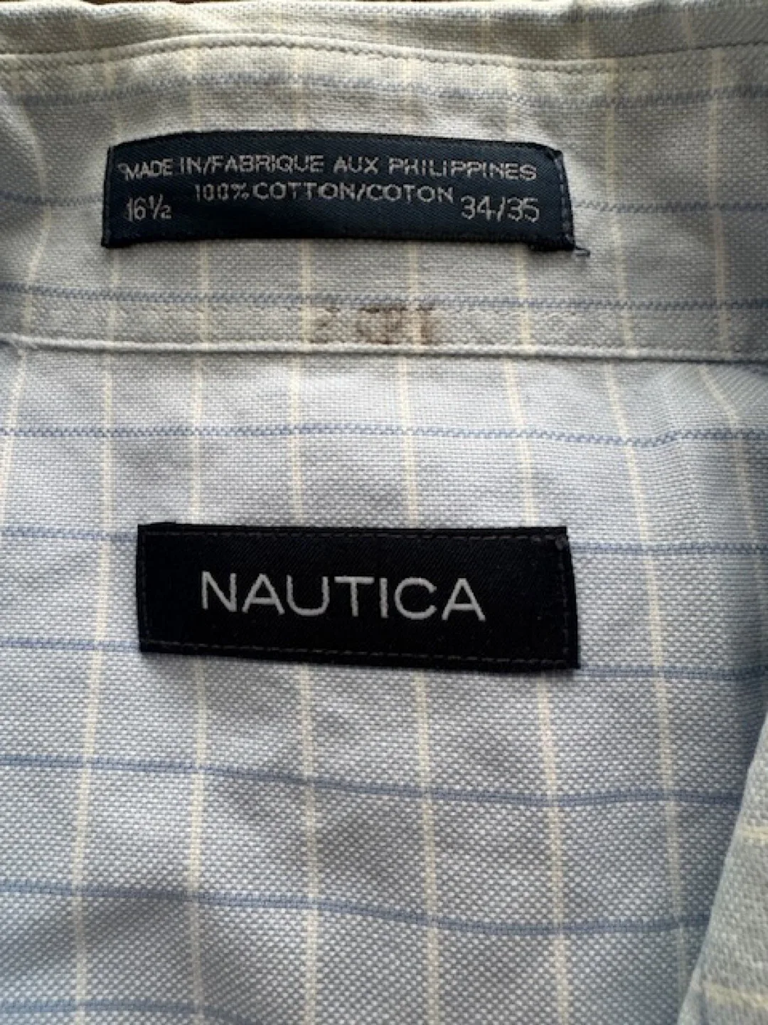 Bellissimo Light Blue Striped Dress Shirt - Size M image indicator(4)