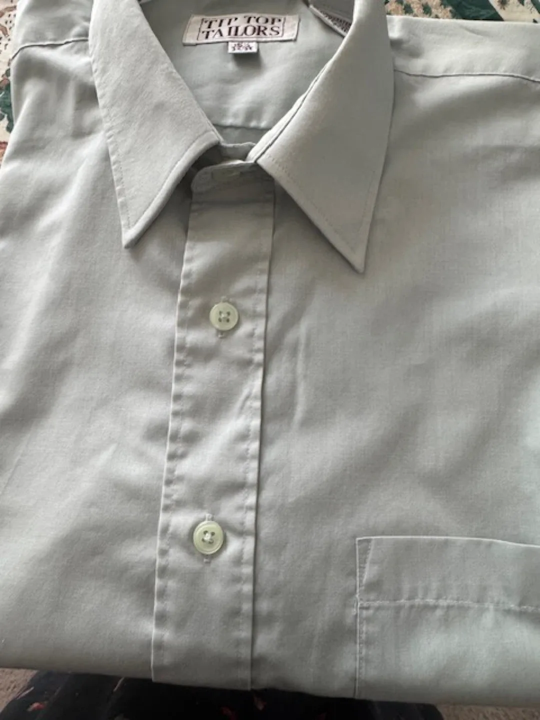 Bellissimo Light Blue Striped Dress Shirt - Size M image indicator(5)