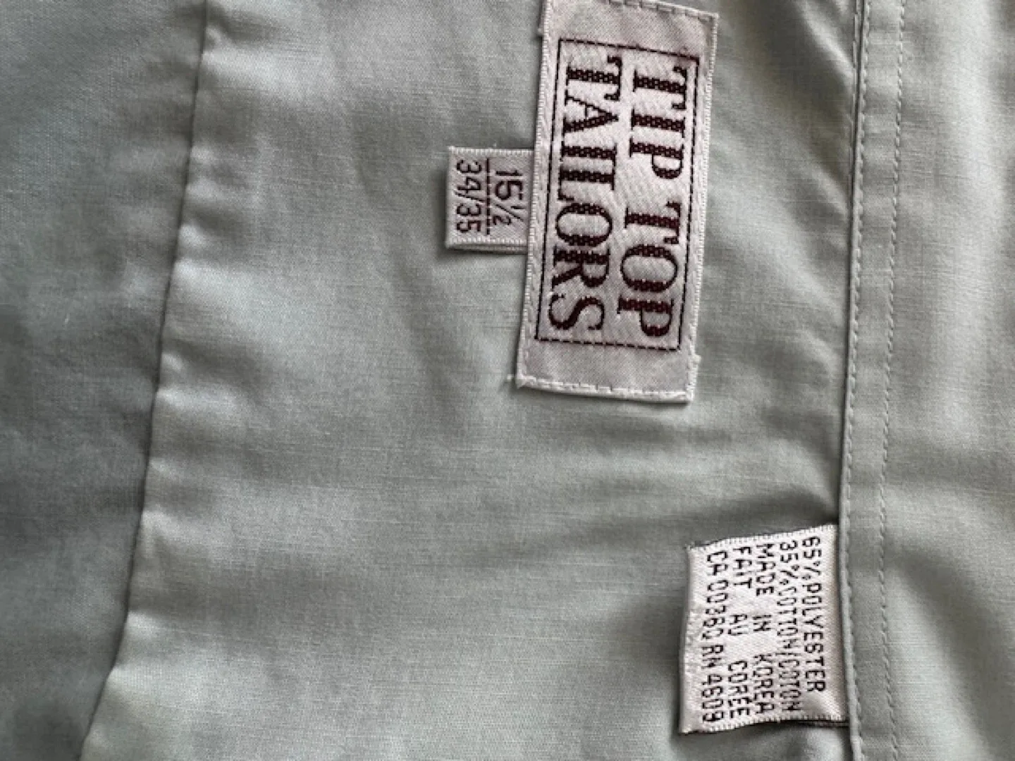 Bellissimo Light Blue Striped Dress Shirt - Size M image indicator(6)