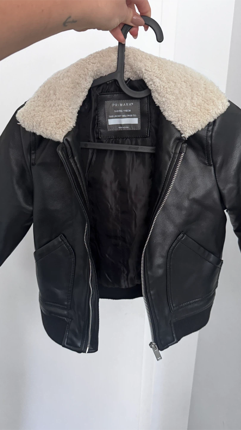 Primark Black Jacket - Size 5-6 Years