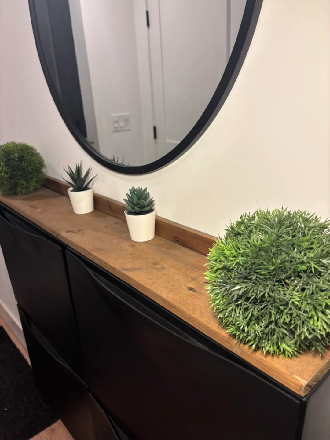 IKEA TRONES Shoe/Storage Cabinet & Mirror - photo 2
