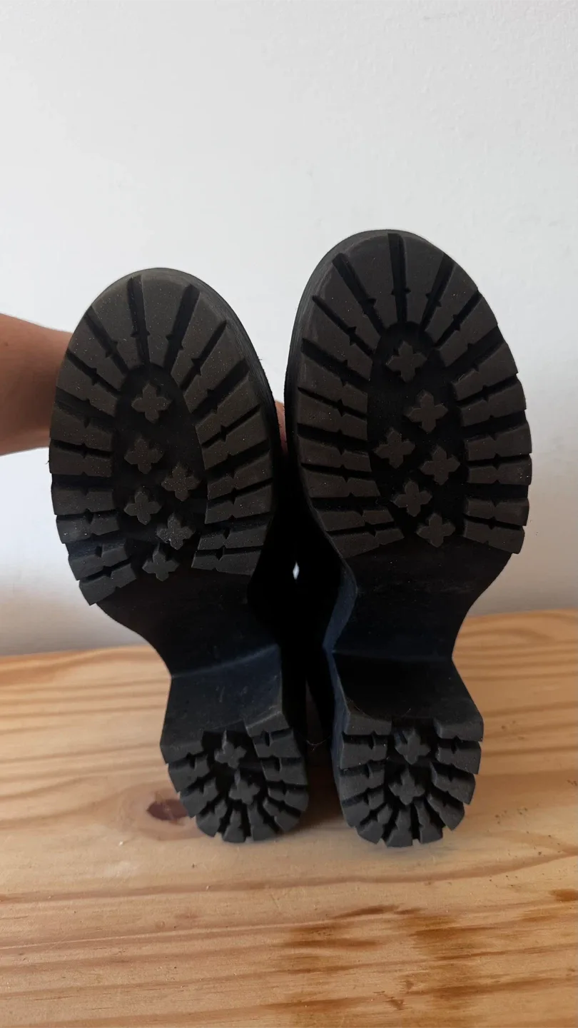 Black Suede Heeled Chelsea Boots image indicator(6)