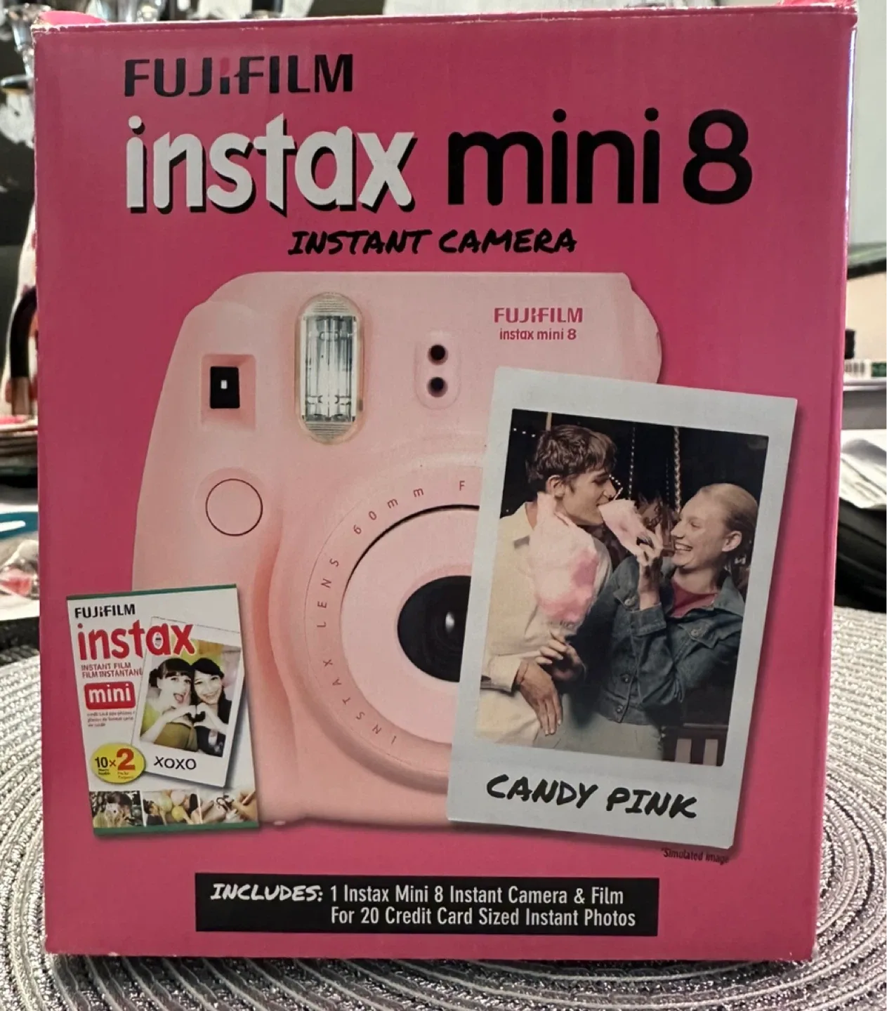 Fujifilm Instax Mini 8 Candy Pink Instant Camera image indicator(3)
