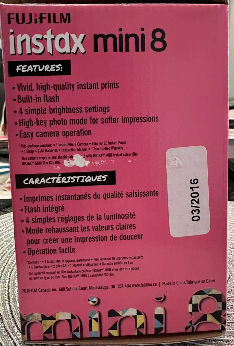 Fujifilm Instax Mini 8 Candy Pink Instant Camera image indicator(4)