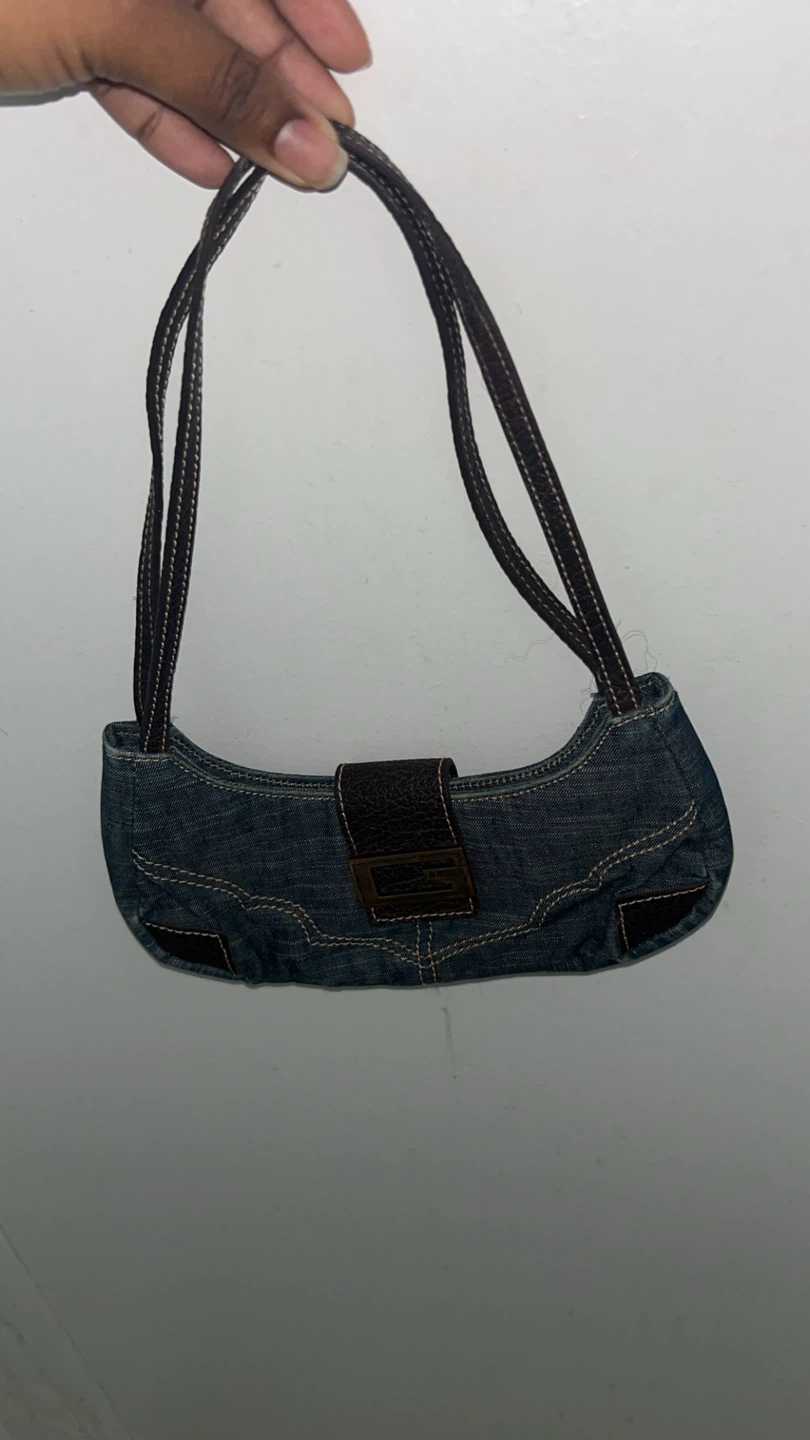 Vintage Guess Denim Shoulder Bag