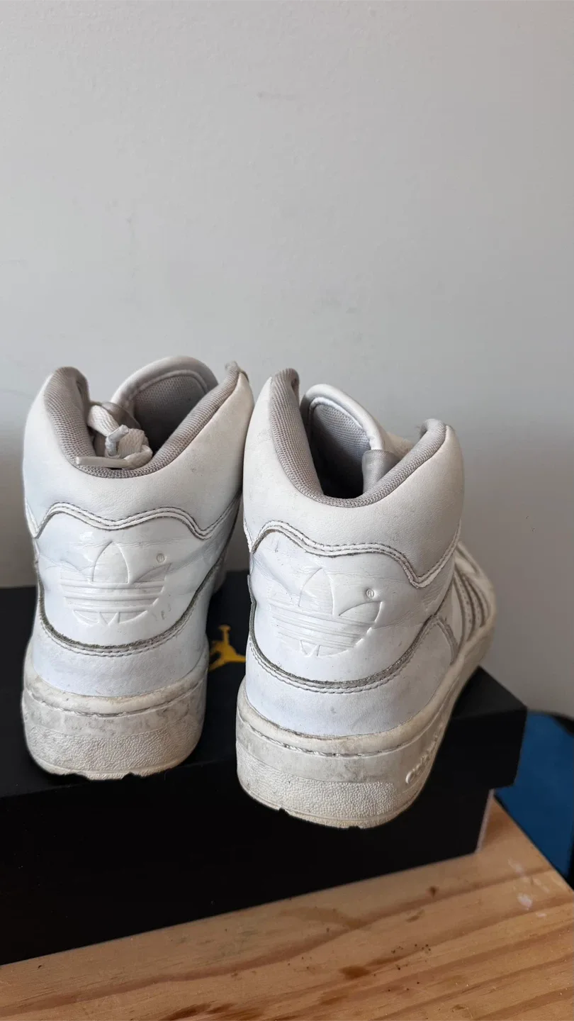 Adidas Top Ten Hi White Sneakers - US 5.5 image indicator(2)