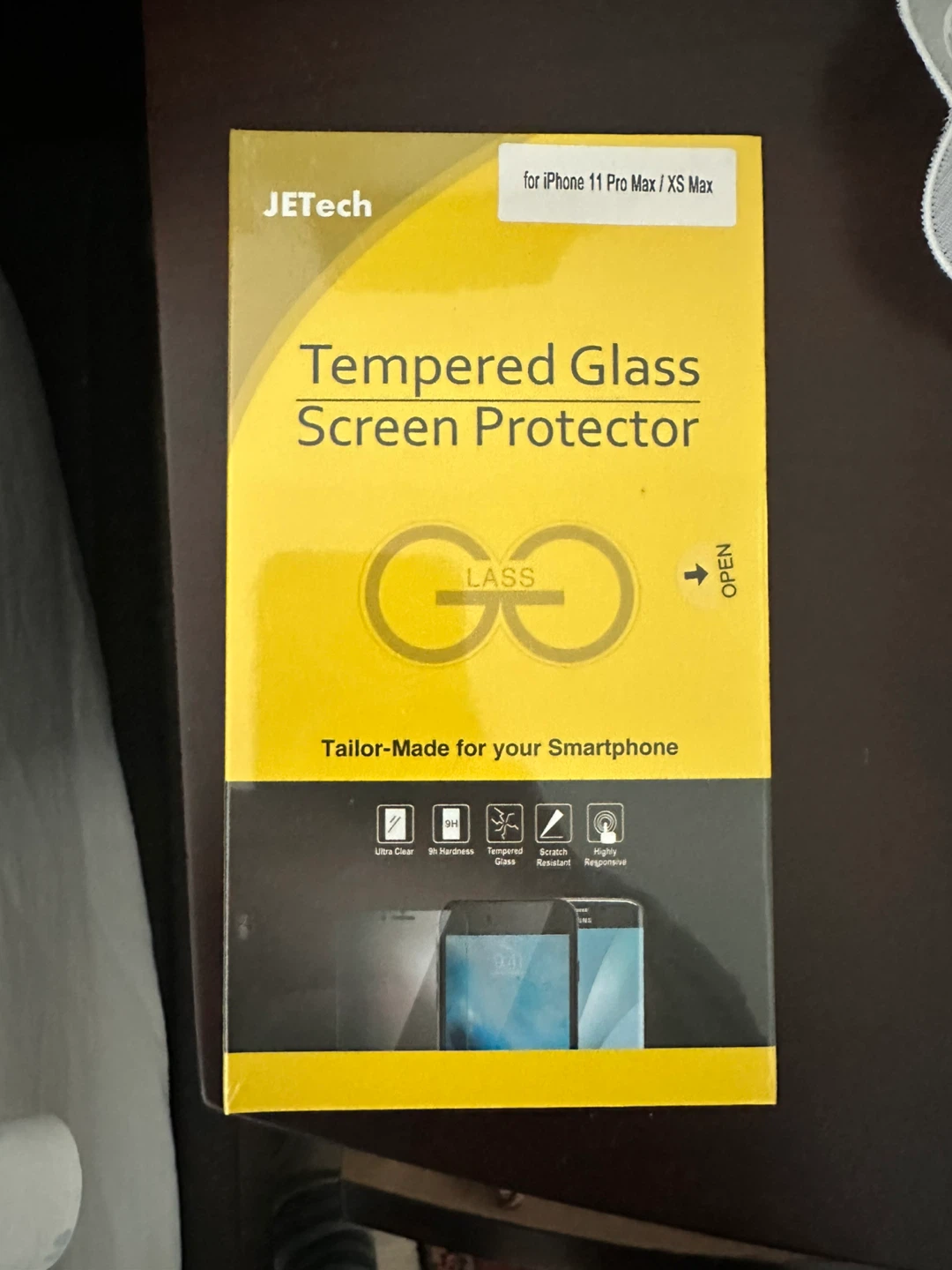JETech Tempered Glass Screen Protector iPhone 11 Pro Max