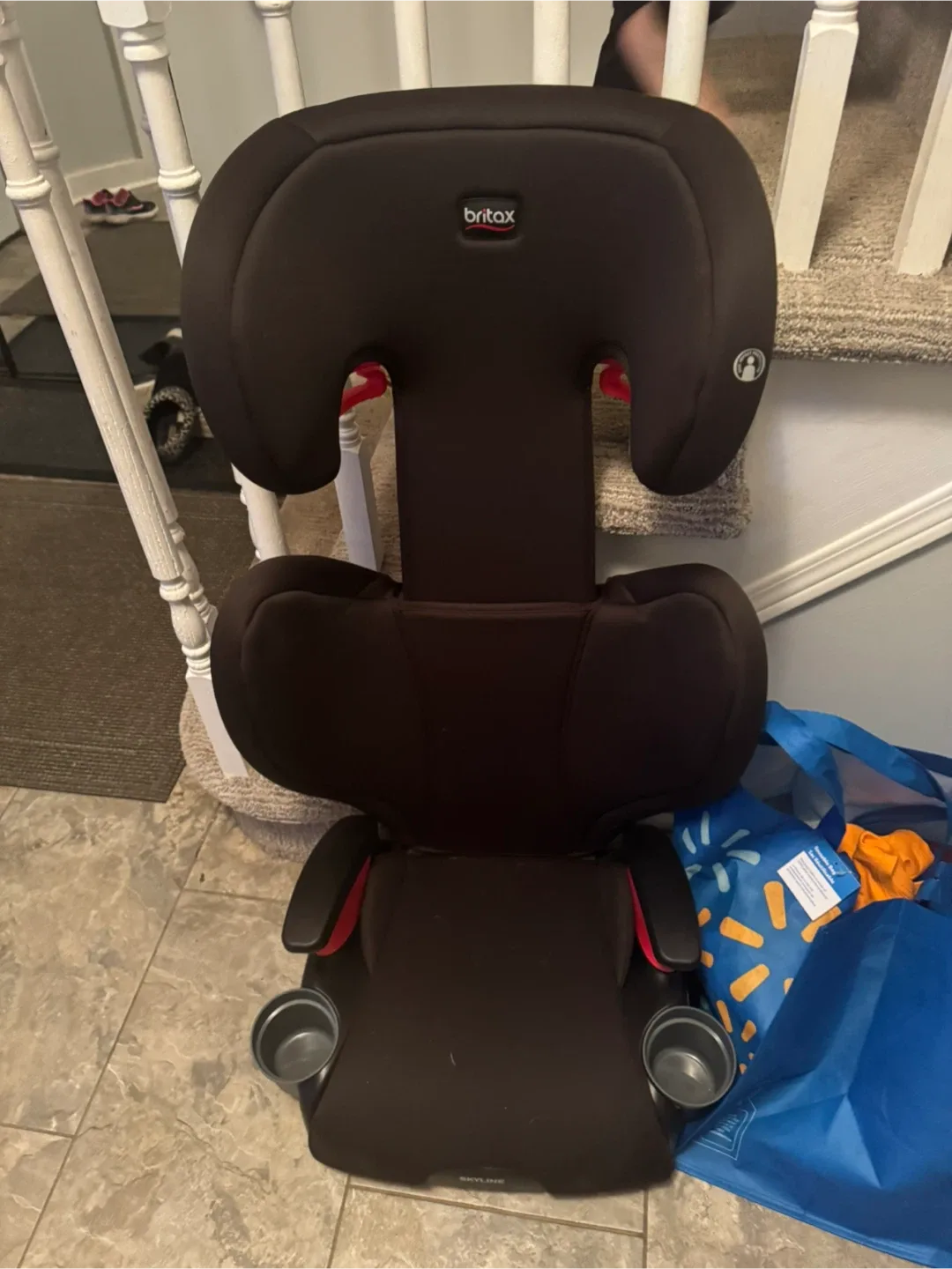 New with tags Britax Skyline 2-Stage Booster Car Seat - Dusk image indicator(3)