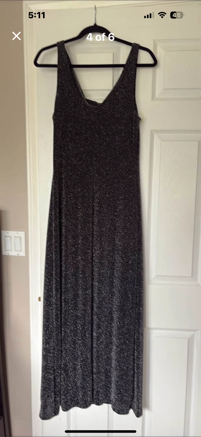 Sparkly Black Maxi Dress - photo 2