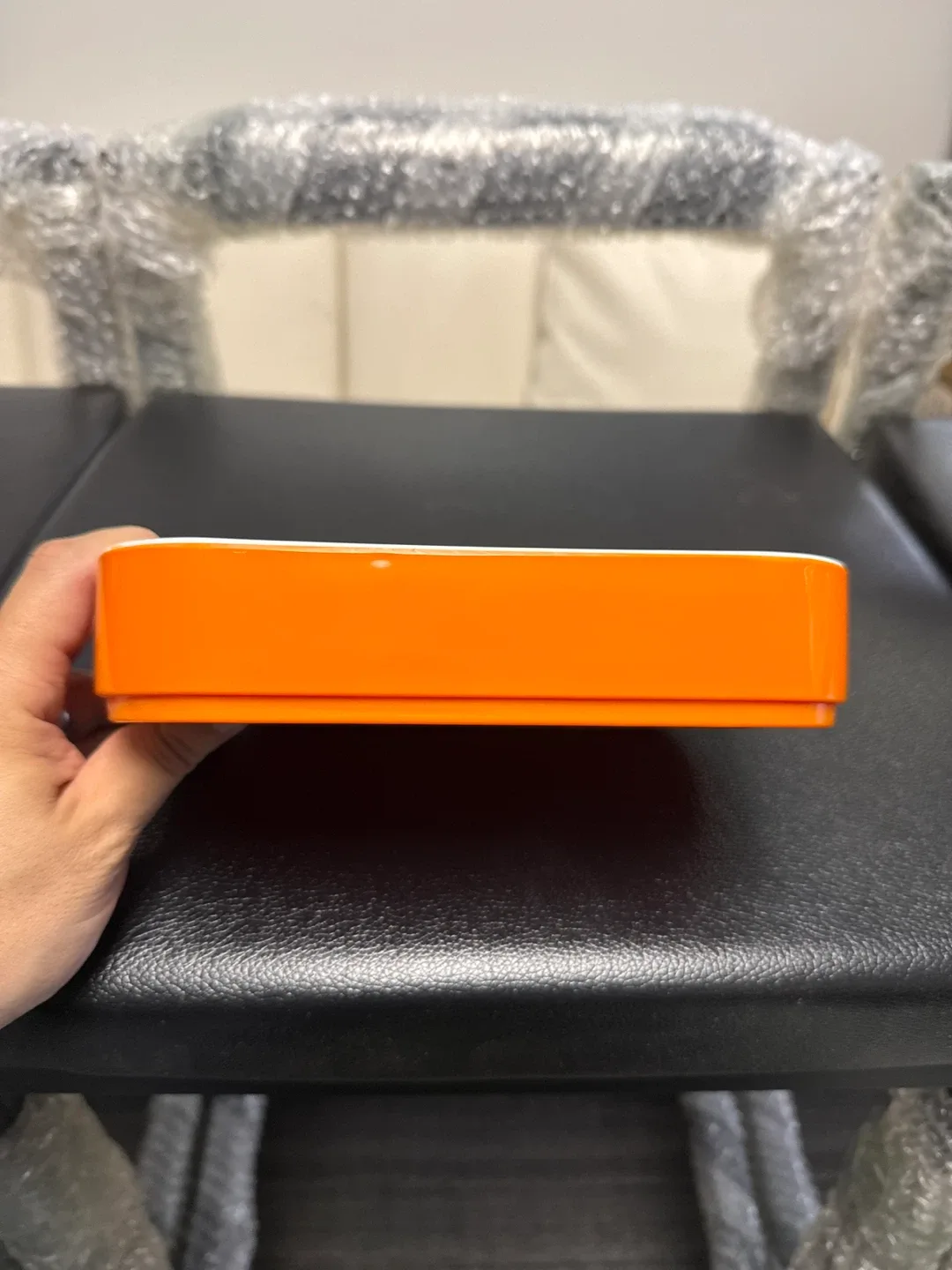 Orange & White Rectangular Tray image indicator(2)