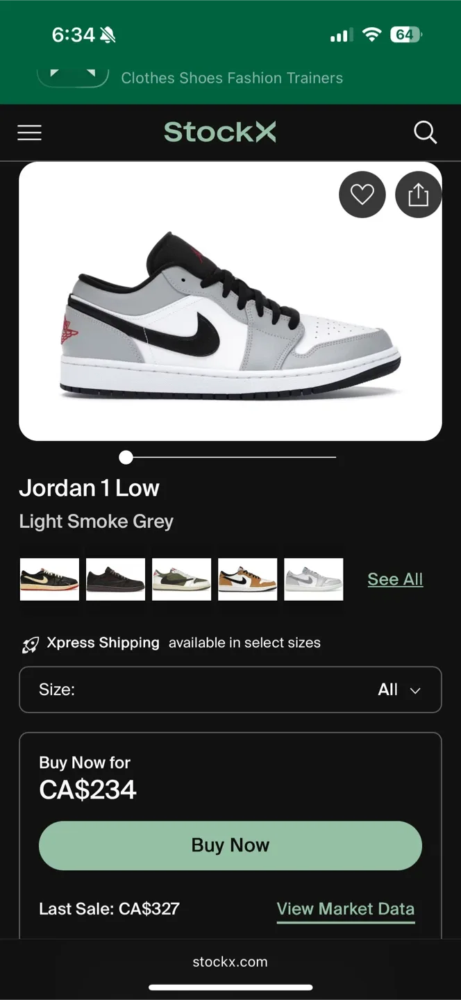 Jordan one low light smoke gray image indicator(4)