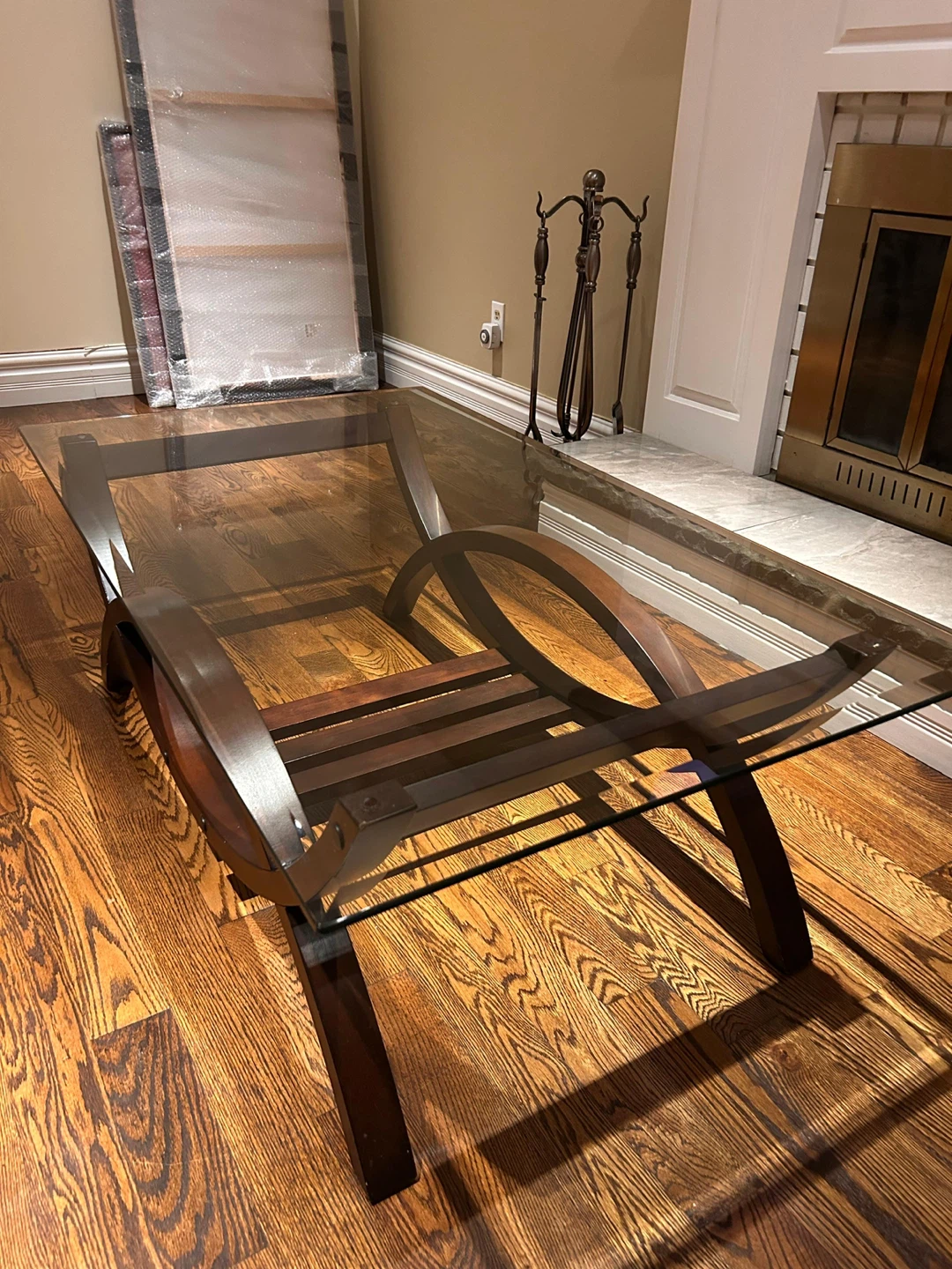 Glass Top Coffee Table - photo 3